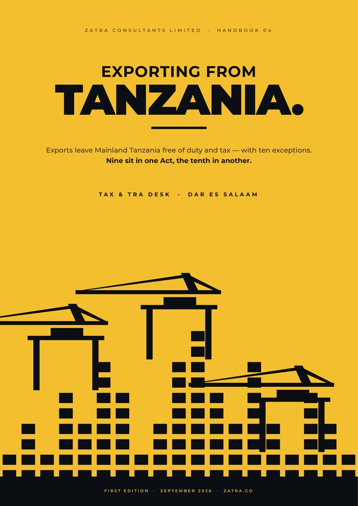 Cover of Exporting from Tanzania, Handbook 04